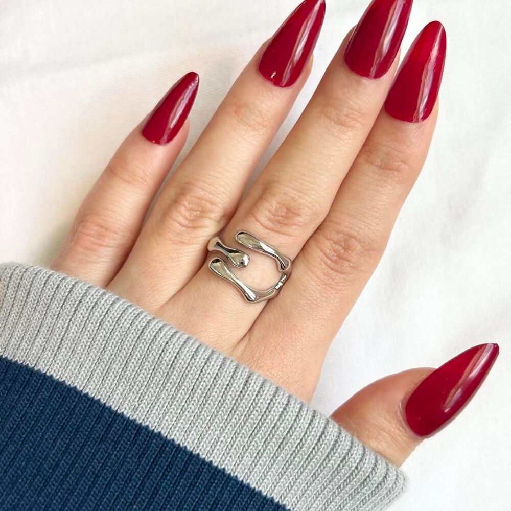 Vintage Inspired Luxury Silver Tone Ring